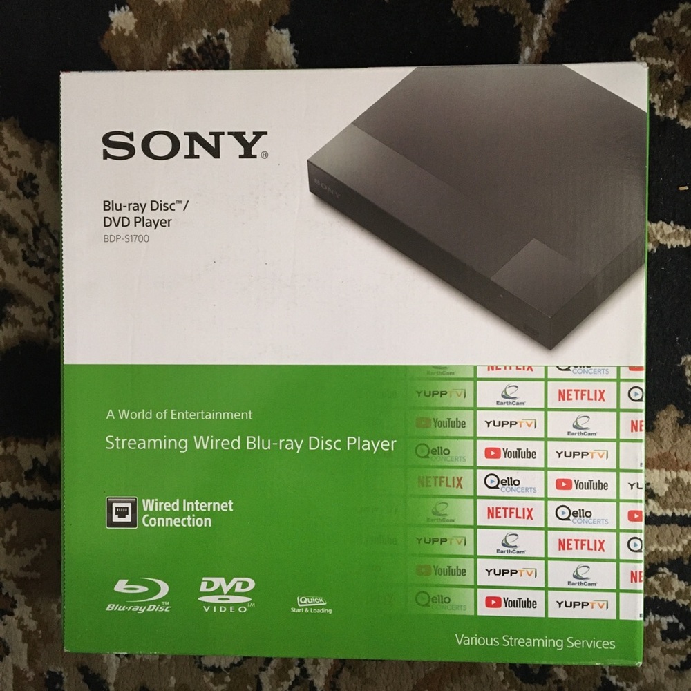 Brand new Sony blu-ray player